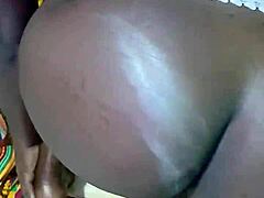 the petite ghanaian girl enjoys solo masturbation when alone