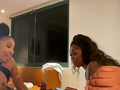 Have you ever seen a party with pornstars in a threesome with monster cocks?