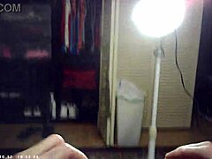 behind the scenes, glasses cam maxxx loadz fucks azn blonde in doggystyle position