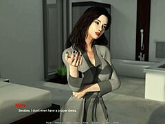 Step-aunt gives boobjob away from home.