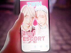 Today we grabbed the 2x1 deal on those twin escorts for some group fun.