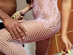 Sucked Beach Guy And Swallowed His Entire Cock