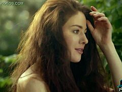 dutch model joy draiki performs outdoor striptease for playboy magazine