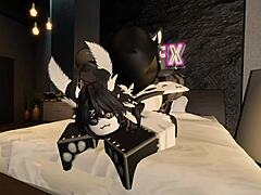 可爱小妹能应付Roblox里的巨大毛茸茸鸡巴吗？