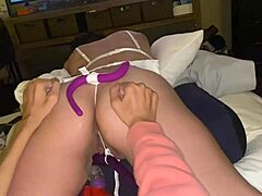 Cute Girl Stretches All Holes with Toys