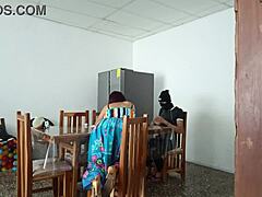 sinful maid spreads her pretty pussy open for you