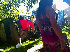 Klaudiaambergirl Enjoys A Peaceful Solo Outdoor Session