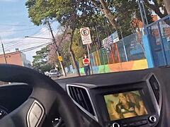 masturbating in the car while searching for info on hard cocks