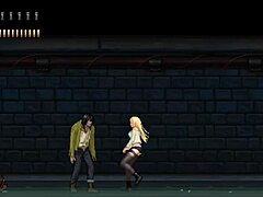 Blonde Feels Intense Emotions in Gangbang Game.