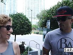 Watch Fit King Noire Pound Sara Jay's Mature Pussy!