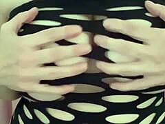 Sexy milf showing off her tits and ass