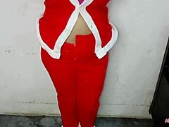 Mature Pregnant Women In Christmas