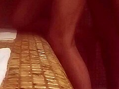 hard fuck in the sauna with this hot latina babe.