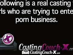 I'm Cosima Knight, Cute Blonde from Cali, Having My First Audition on the Casting Couch
