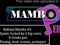 Hakuna Mipaka 5: Gih Spanic Slut Takes 4 Big Cocks in DAP Pissing Anal ATM Romain Prolapse BBC Action