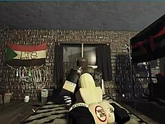 This white slut eagerly takes a huge black cock in her mouth.