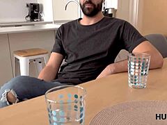 Hunter Pays for Shaved Cunnilingus Blowjob with Friend's GF!