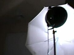 Blonde babe Amber wiggles her perfect ass in lingerie close-up. She shows off that orgasm-ready butt!