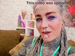 Dreadlocks hippie pornstar's sloppy blowjob leads to rough anal creampie