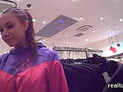 Hey, that czech sweetie seduces in hypermarket pov blowjob.