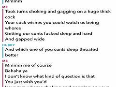 Sexting And Cuckolding Old Husband On Snap Chat