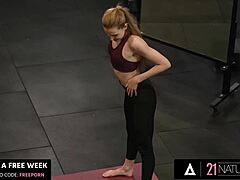 21 naturals - cute redhead ivi rein gets tight ass stretched before deep anal 😍