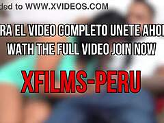 Milf peruana pays pizza delivery with ass licking and riding