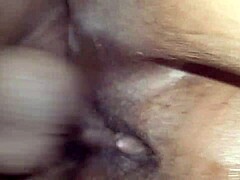 balls slapping against that big clit while fucking her ass hard