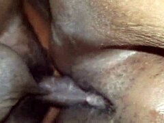 balls slapping against that big clit while fucking her ass hard