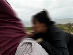 anal adventure on the beach with watching perverts