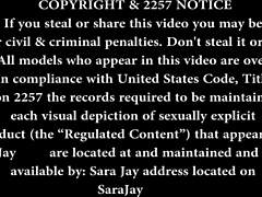 Sar4 Jay Plays With Her Dildo She Pussy Drills Herself