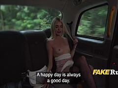i'm a petite blonde pornstar fuckin the famus taxi man, luna wolf, in the car
