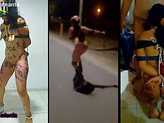 Bound slut Samantha gets fucked in BDSM humiliation session