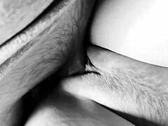 Housewife's Shaved Pussy Gets Monster Cock Closeup Fuck and Cumshot