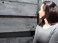 Married Lesbians Use Anal Toys On Bound Cleaning Lady