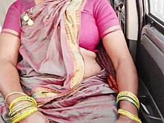 big boobs house maid having car sex with dirty talks 😏