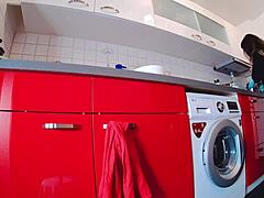 This Curvy Girl Teases In Sizzling Hot Shorts, Showing Her Big Ass And Thong