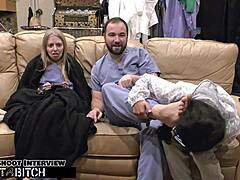 Jasmine Rose's bush gets blasted with cum by doctor in Tampa 😈