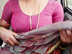 big boobs house maid having car sex with dirty talks 😏