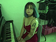 Submissive Slut Piano Lesson