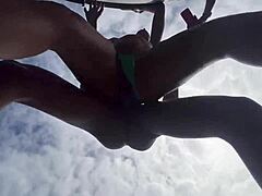 Young Nerds Crossdress And Have Public Interracial Threesome