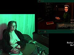 i'm naked haunting castle malloy in this playthrough part 3, my big tits bouncing wildly