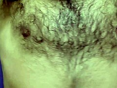 Hairy guy exhibits in various ways uncut.