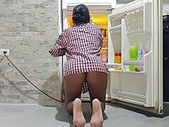 My Neighbor Was Cleaning Without A Thong!