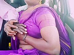 Indian Car Sex Housewife Dirty Talks Driver