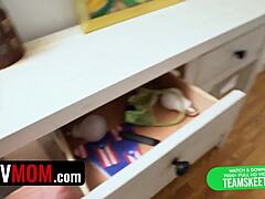 blonde strip blowjob