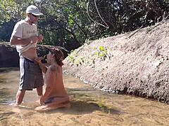 I fucked the farm caretaker's big ass while crossdressing