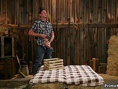 Dude rimming cowgirl mistress