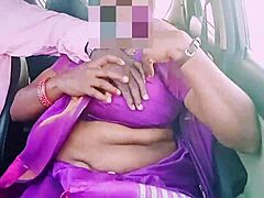 Indian Car Sex Housewife Dirty Talks Driver