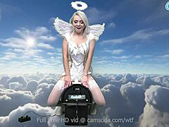 heavenly body ava sinclaire rides the sybian machine 😍